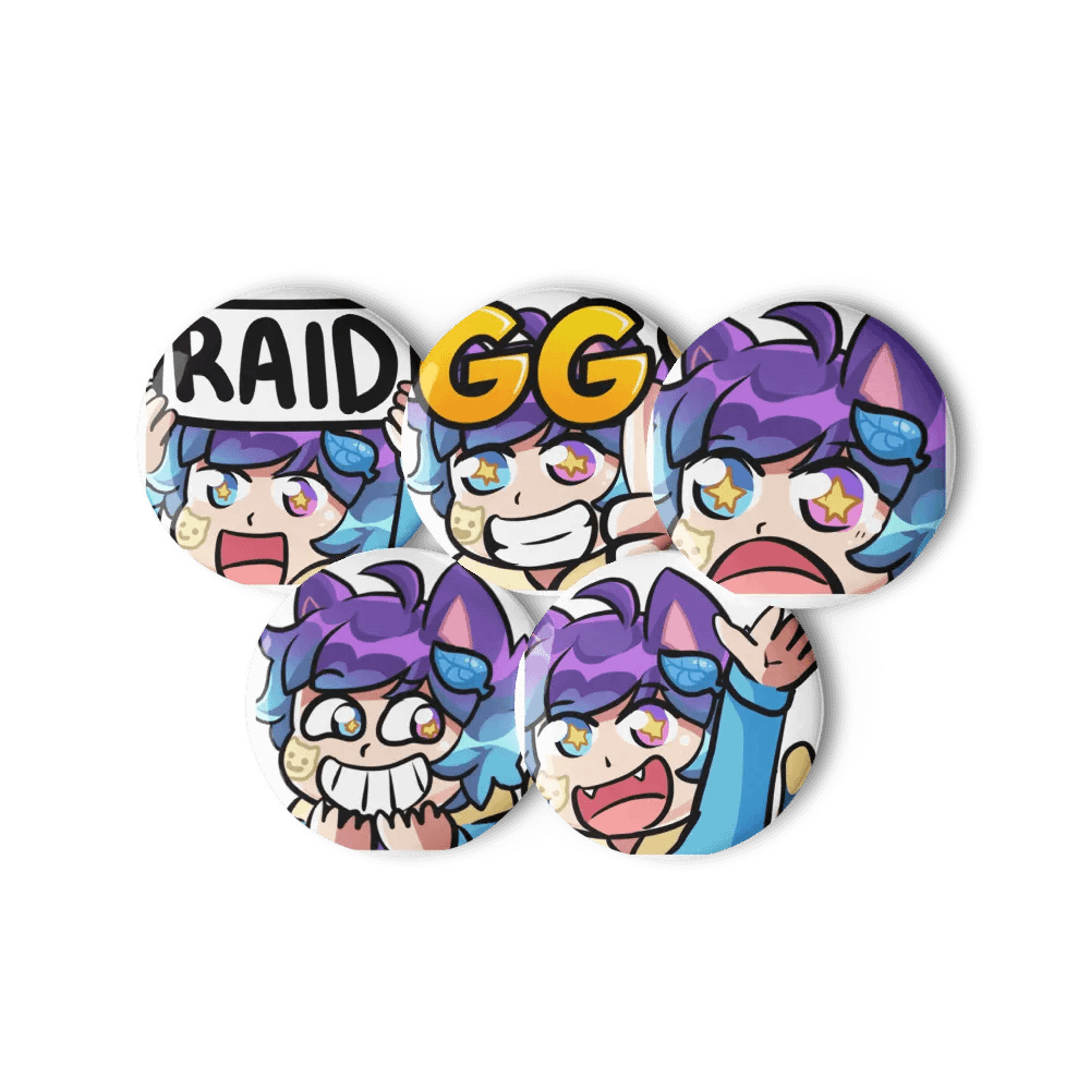 Emote Pins Set 1 product image (2)
