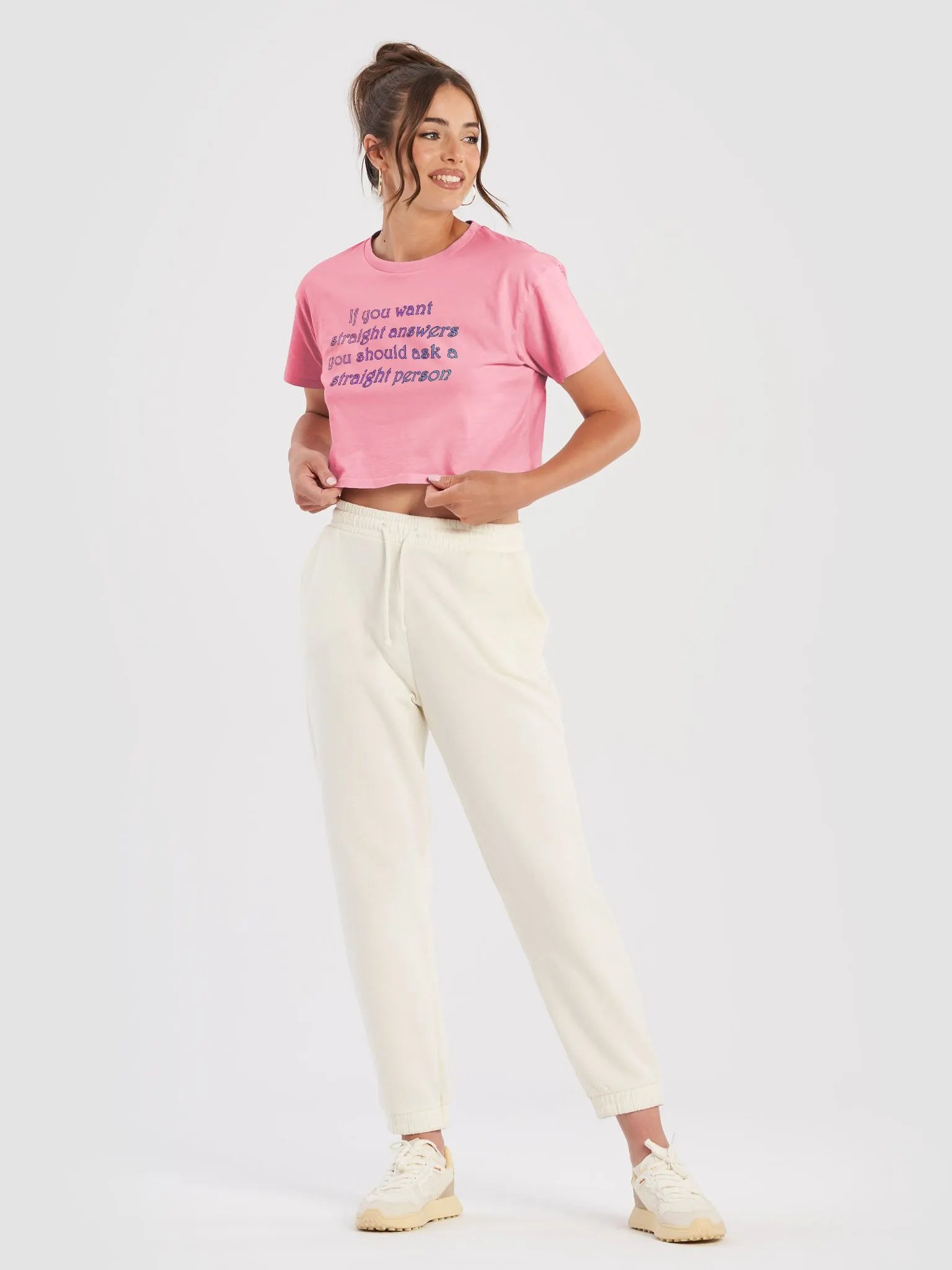 Straight Answers Crop Top product image (29)