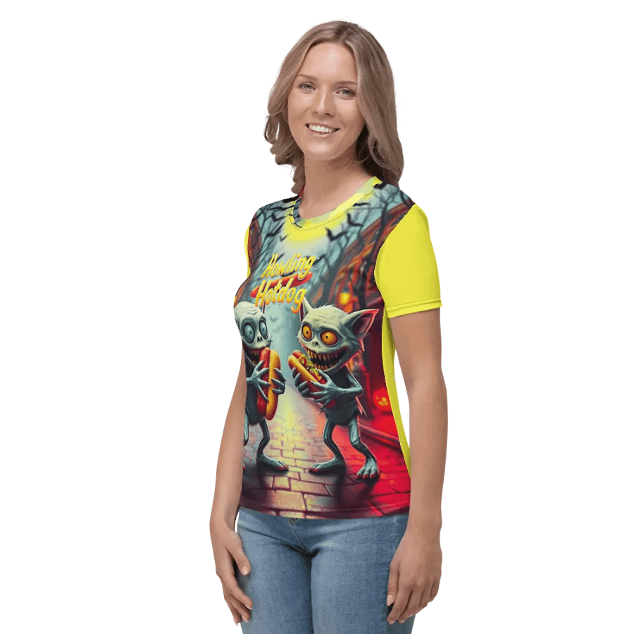 Howling Hotdog T Shirt product image (5)