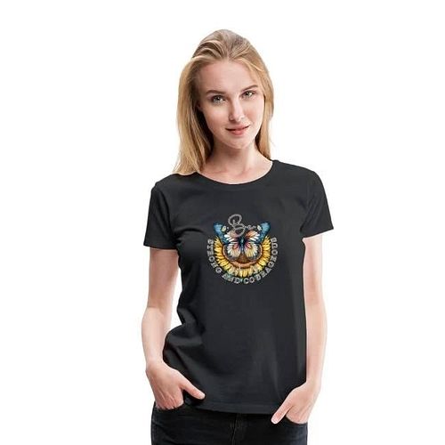 🌻🦋 Let your faith bloom with strength and courage! Our Faith in Bloom: Be Strong & Courageous - Joshua 1:9 T-shirt is a beaut...