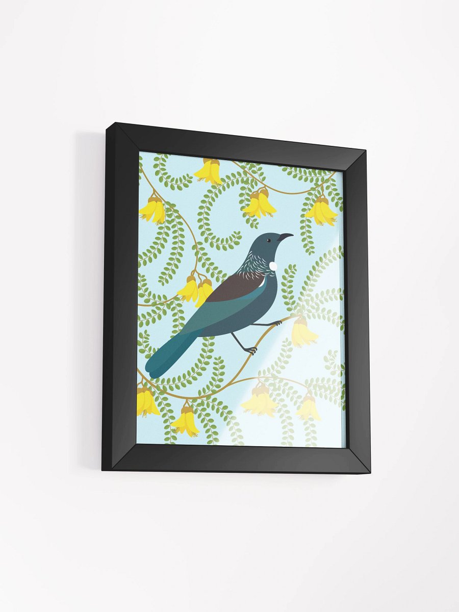 Tūī in Kōwhai Framed Wall Art product image (2)