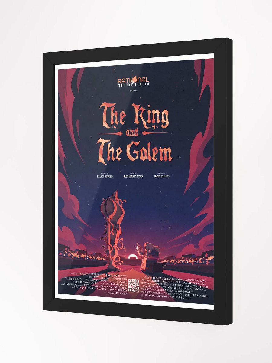 The King and The Golem - Framed Poster product image (2)