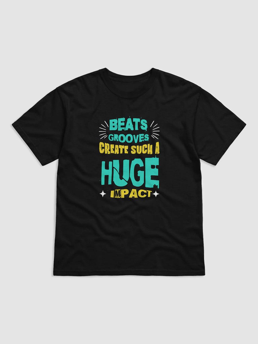 Turquoise Beats & Grooves Heavyweight Tee product image (1)