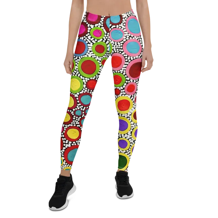 Vibrant Circles All-Over Leggings product image (1)