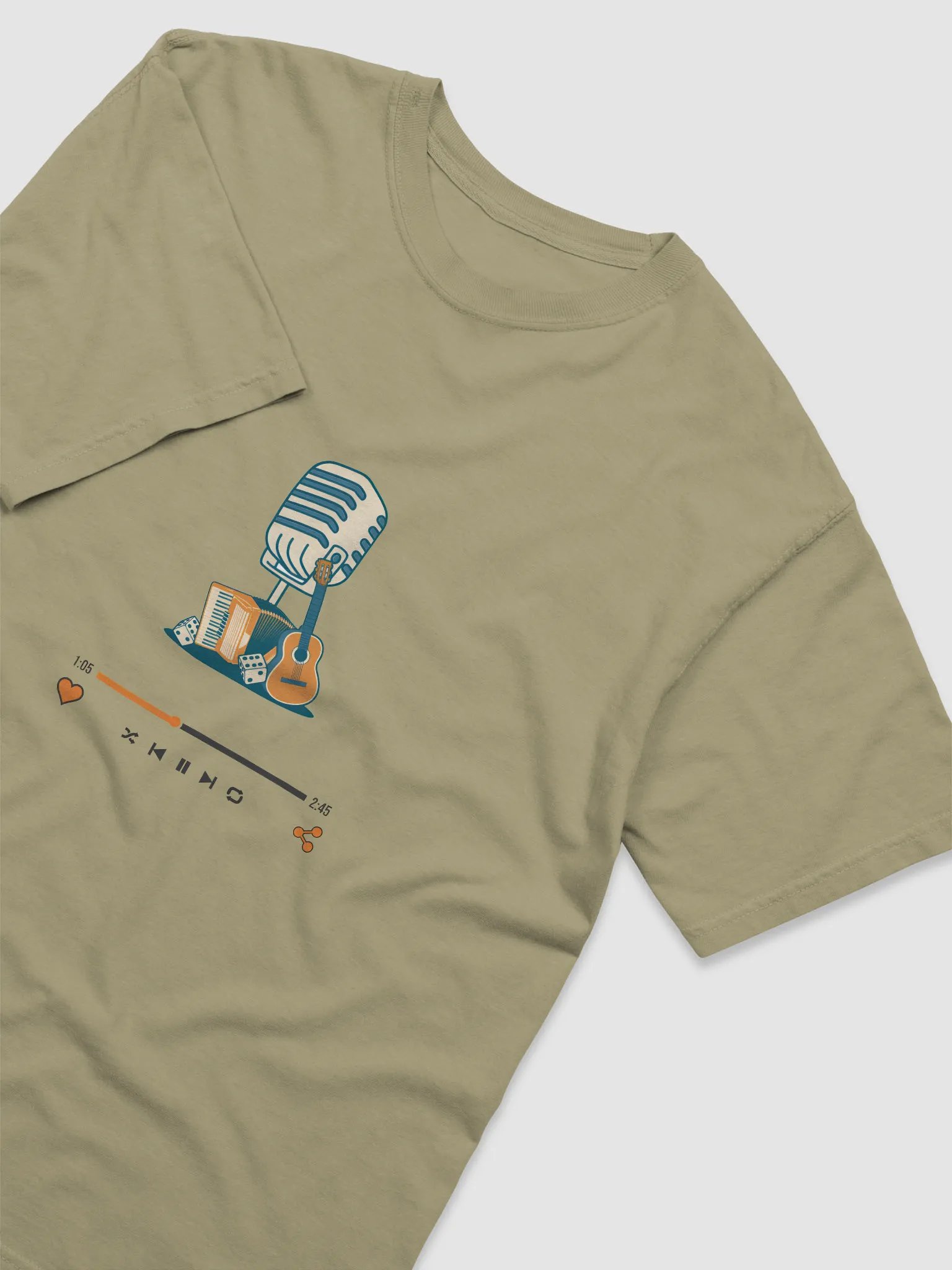 Vintage Mic Musician Tee product image (13)