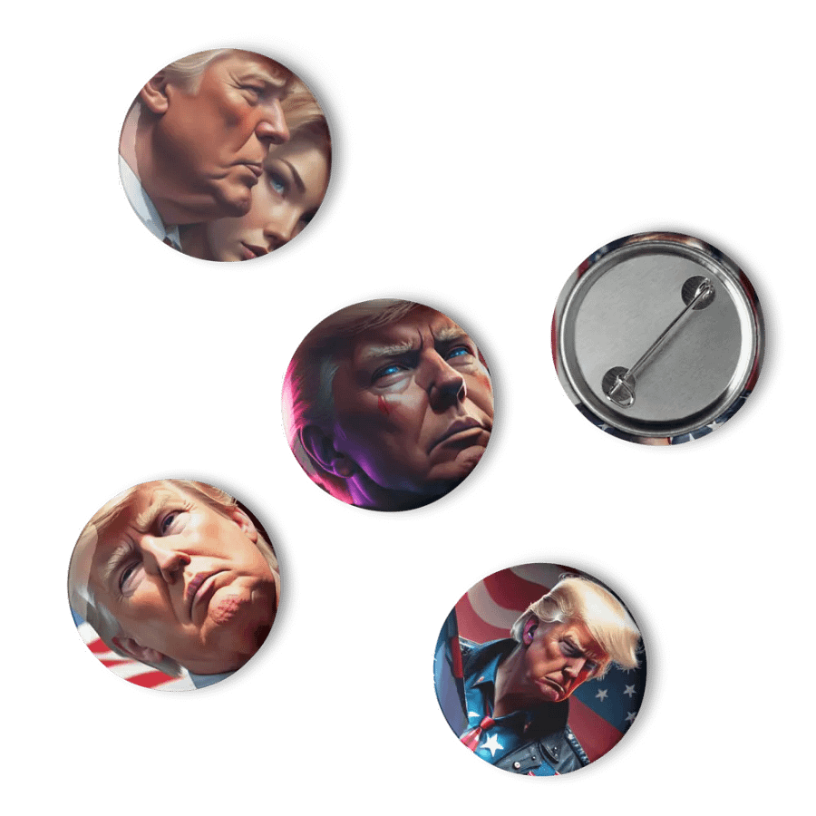Patriotic Portrait Pin Set 2 product image (10)
