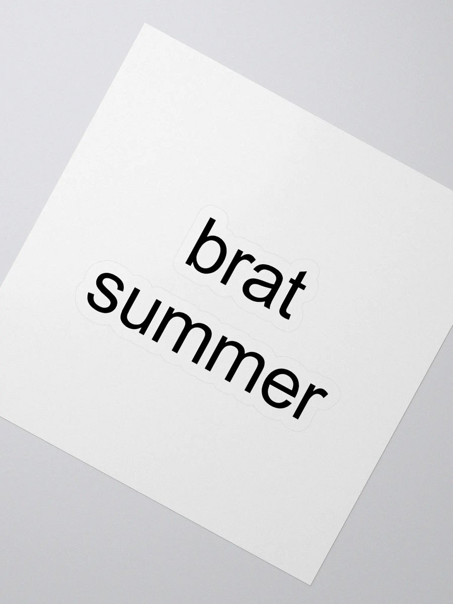brat summer Kiss Cut Stickers product image (2)
