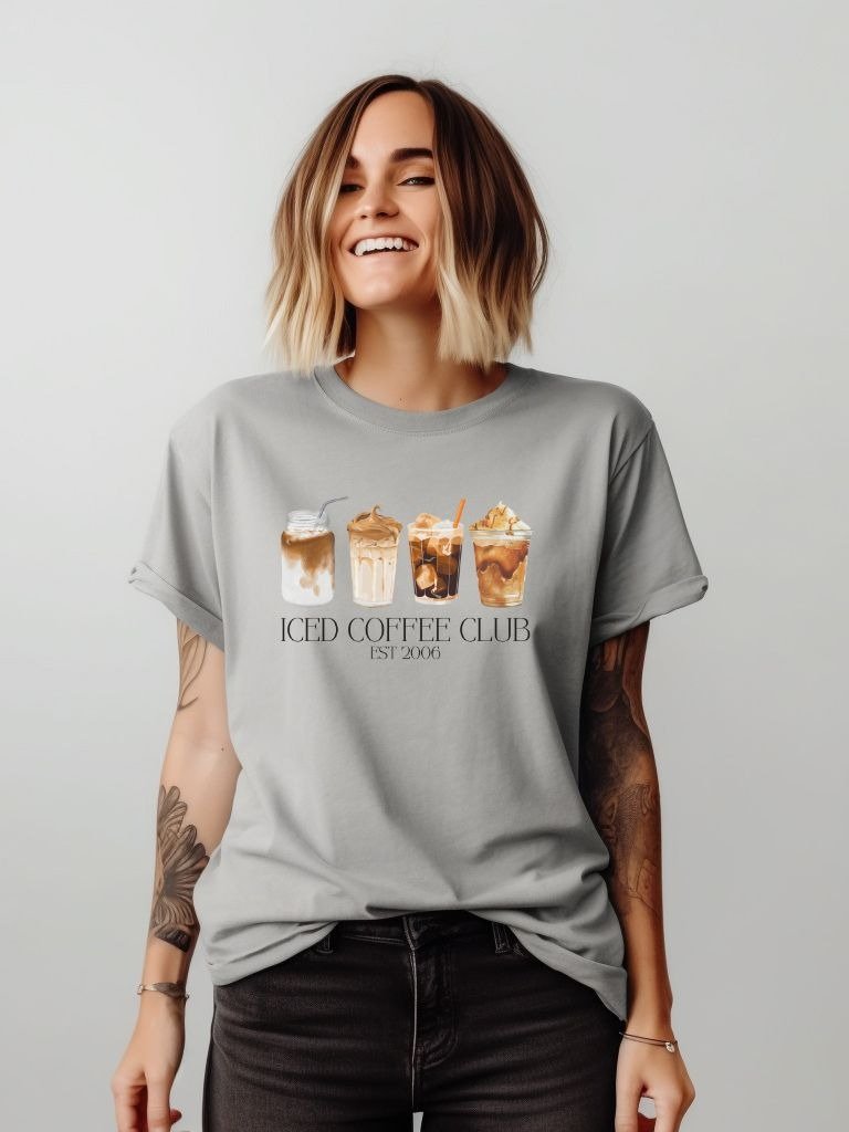 Iced Coffee Club Short Sleeve Unisex T-Shirt product image (1)