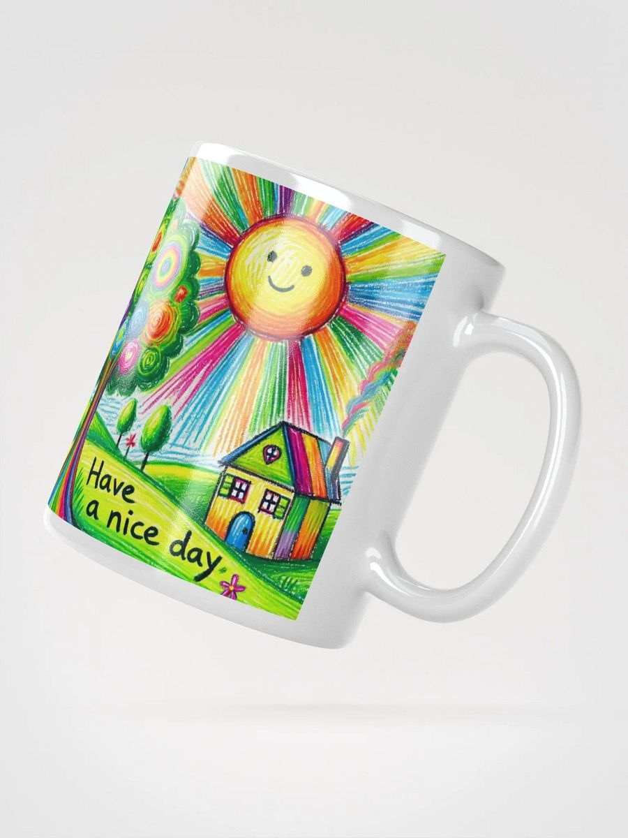 "Have a Nice Day" #Stylish Glossy White Mug product image (10)