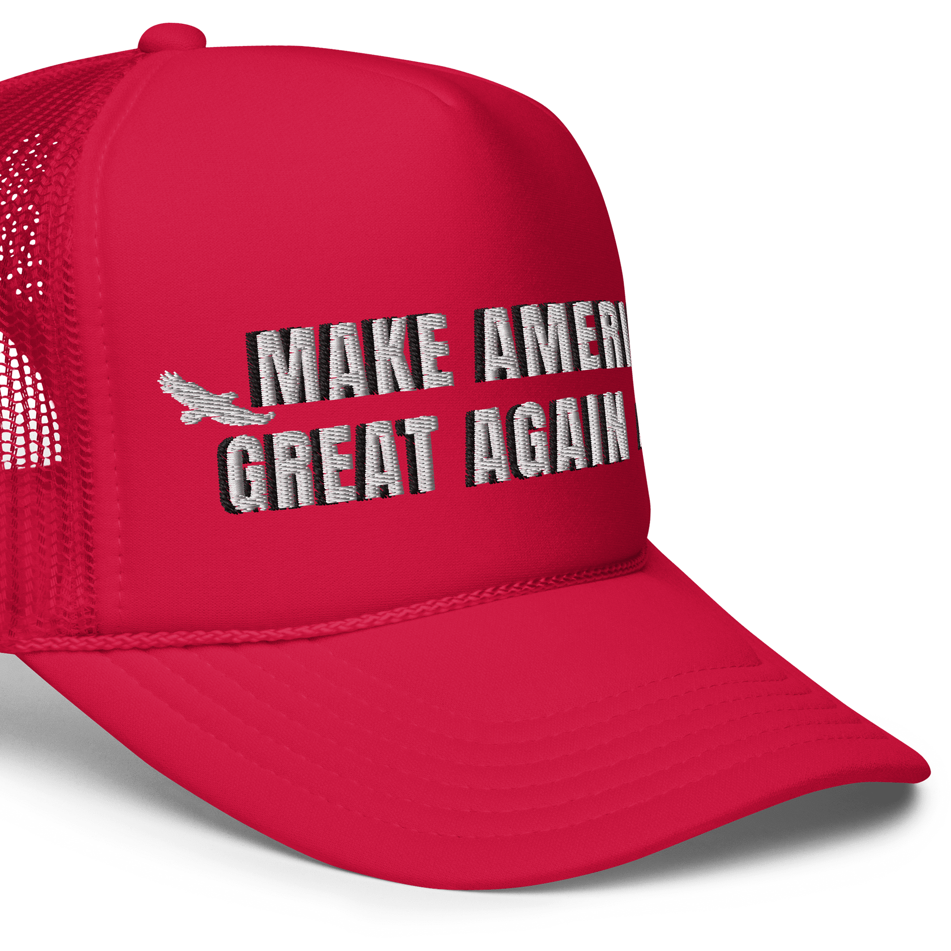 Maga trucker cap embroidered, Make America Great again with eagles product image (5)