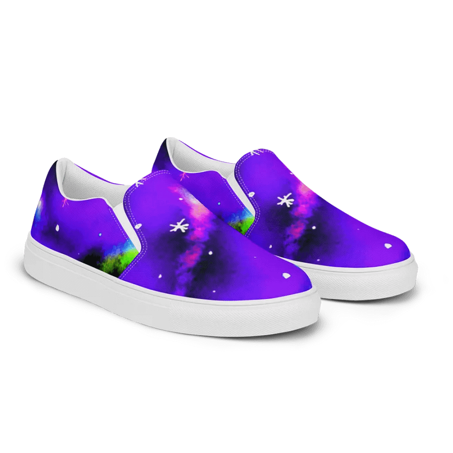 Purple Galaxy Dreams Slip-Ons product image (6)