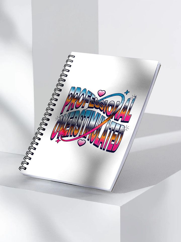Professional Overstimulated Vibrant Spiral Notebook product image (2)