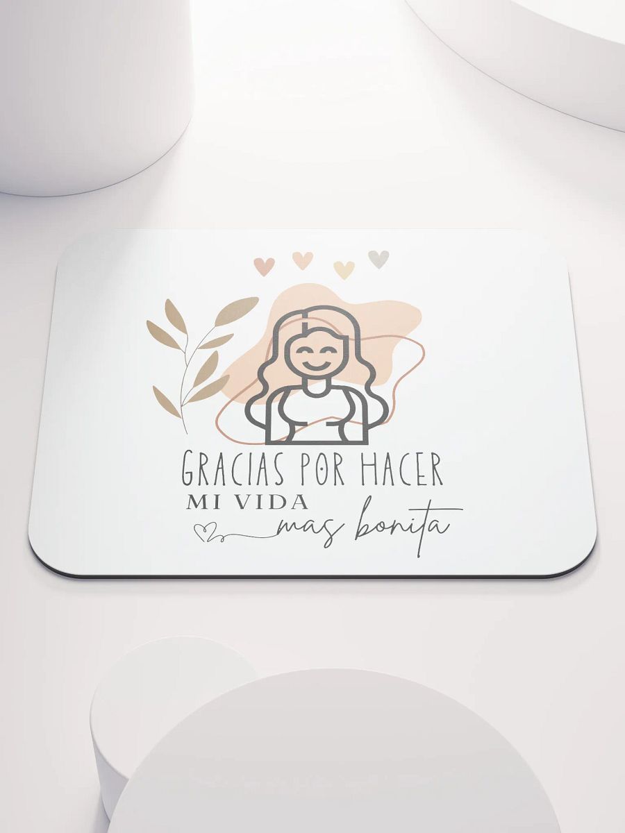 Boho Gracias (Thank you in Spanish) Mousepad Design product image (1)