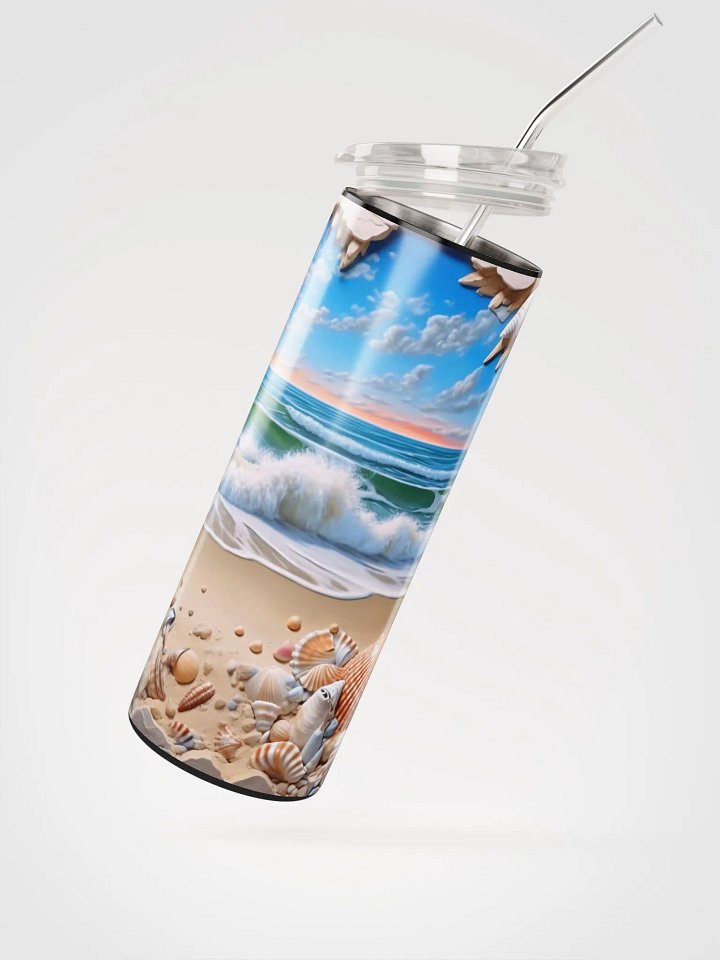 Beach Seashell Stainless Steel Tumbler product image (3)