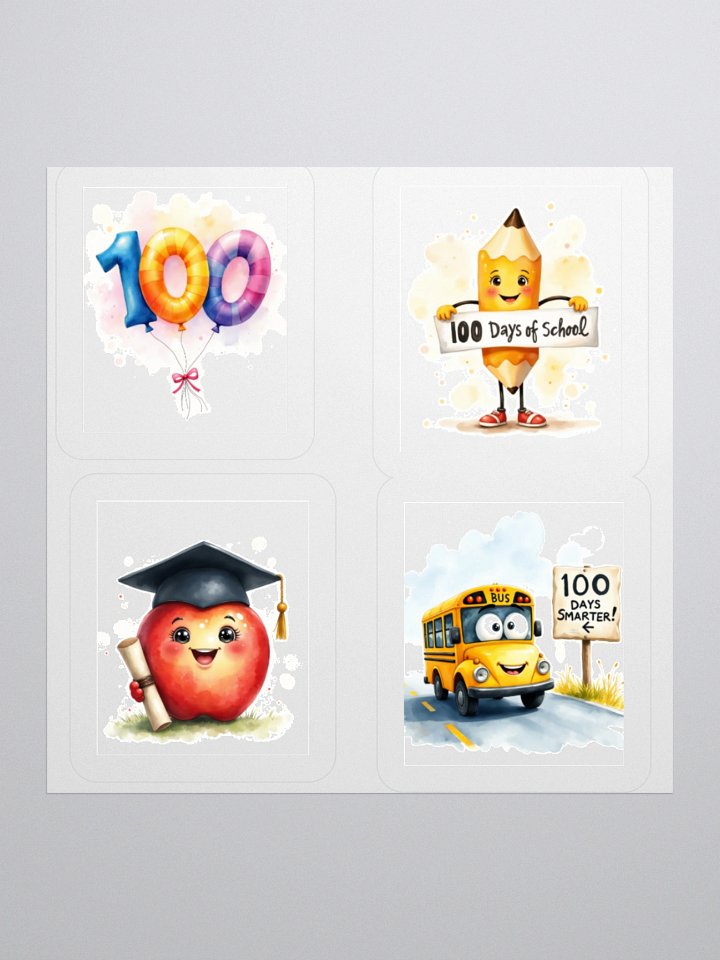 100 Days of School Celebration Sticker Pack product image (2)