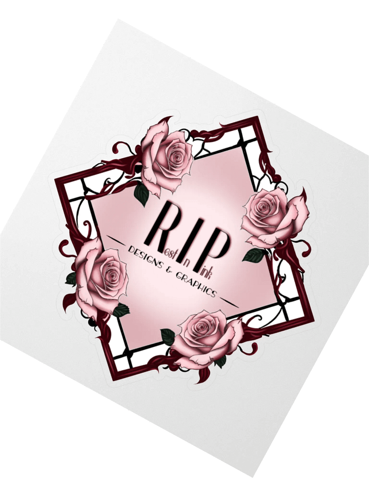 RIP Full Logo Kiss Cut Stickers product image (6)