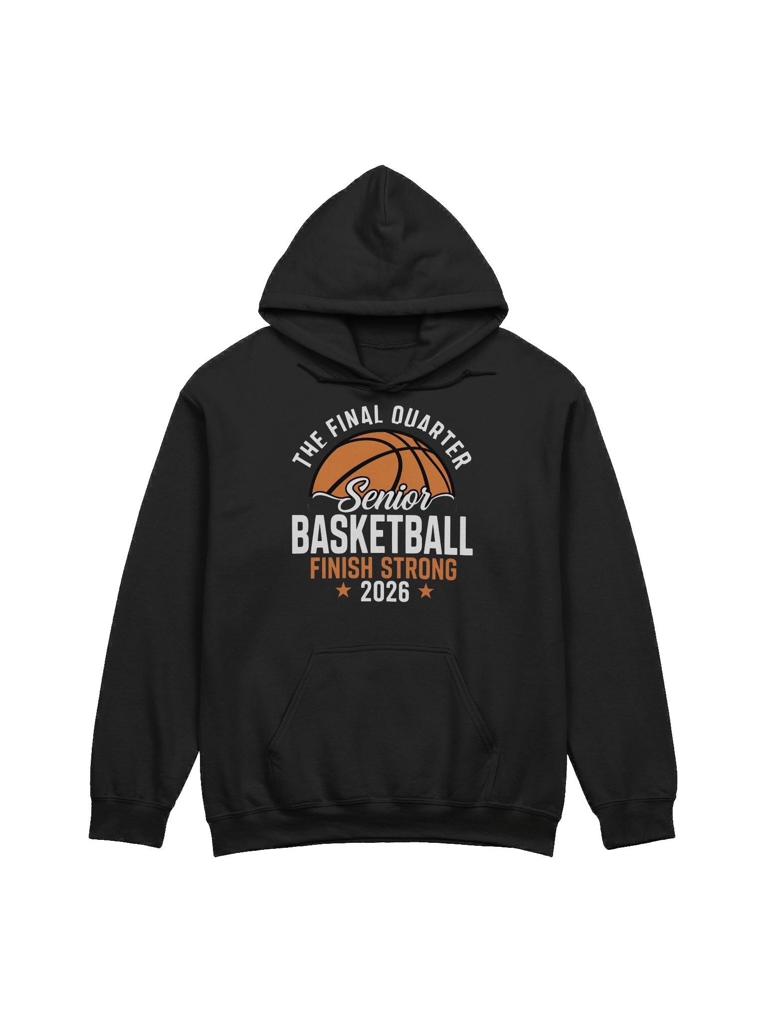 Senior Basketball Finish Strong 2026 Hoodie product image (2)