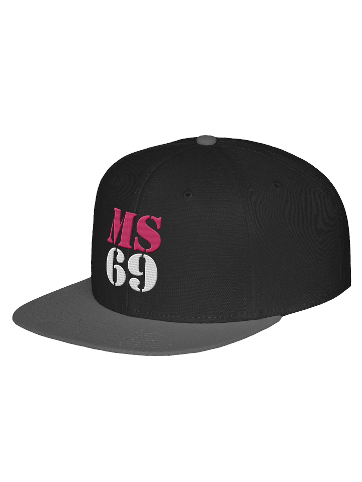 MS69 - Snapback Hat Pink/White product image (2)