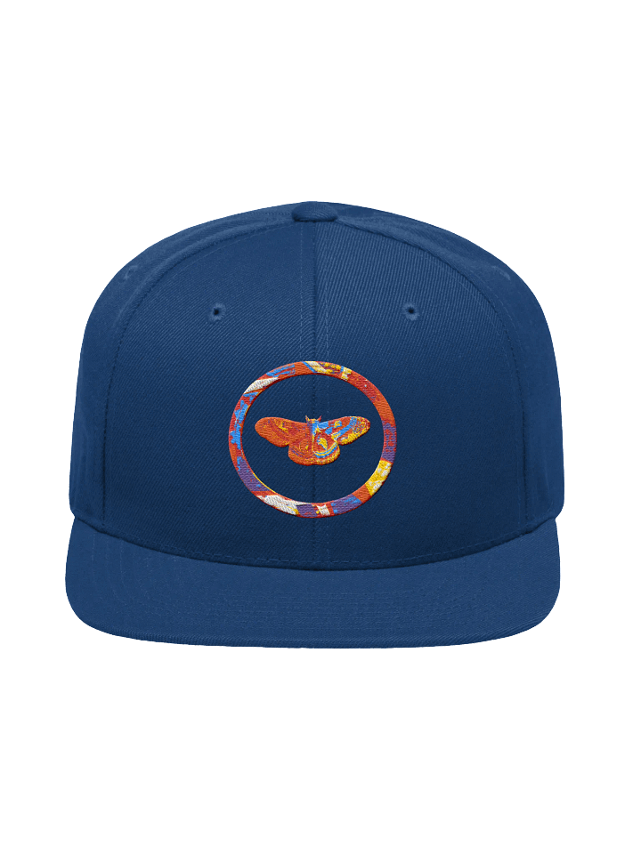 Moth Embroidered Yupoong Wool Blend Snapback Cap product image (1)