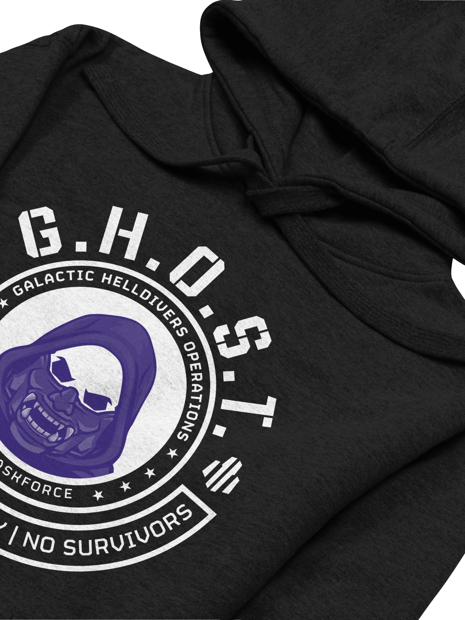 GHOST Purple Face Hoodie product image (1)