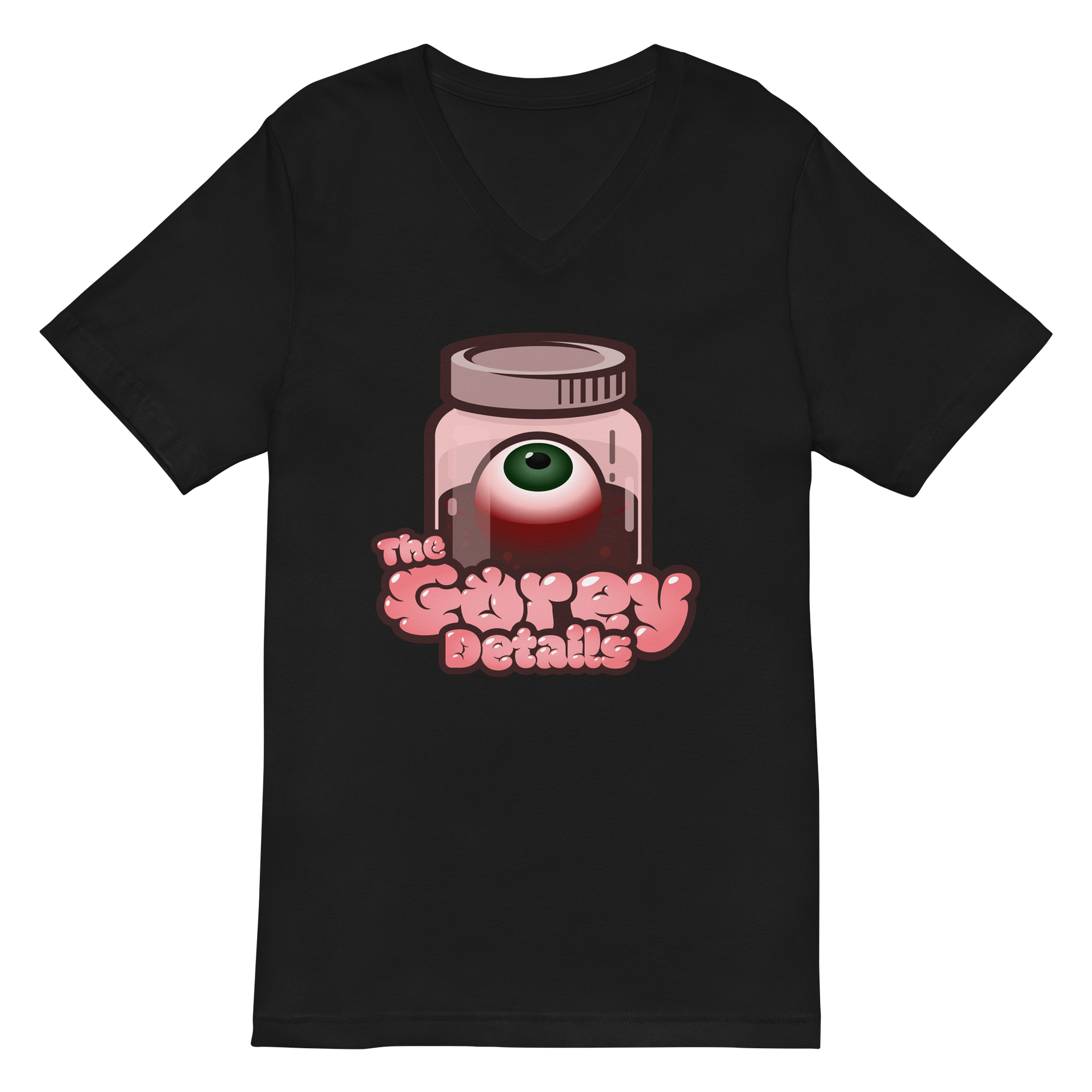 Full Logo Color - Bella+Canvas Short Sleeve V-Neck Jersey T-Shirt product image (2)