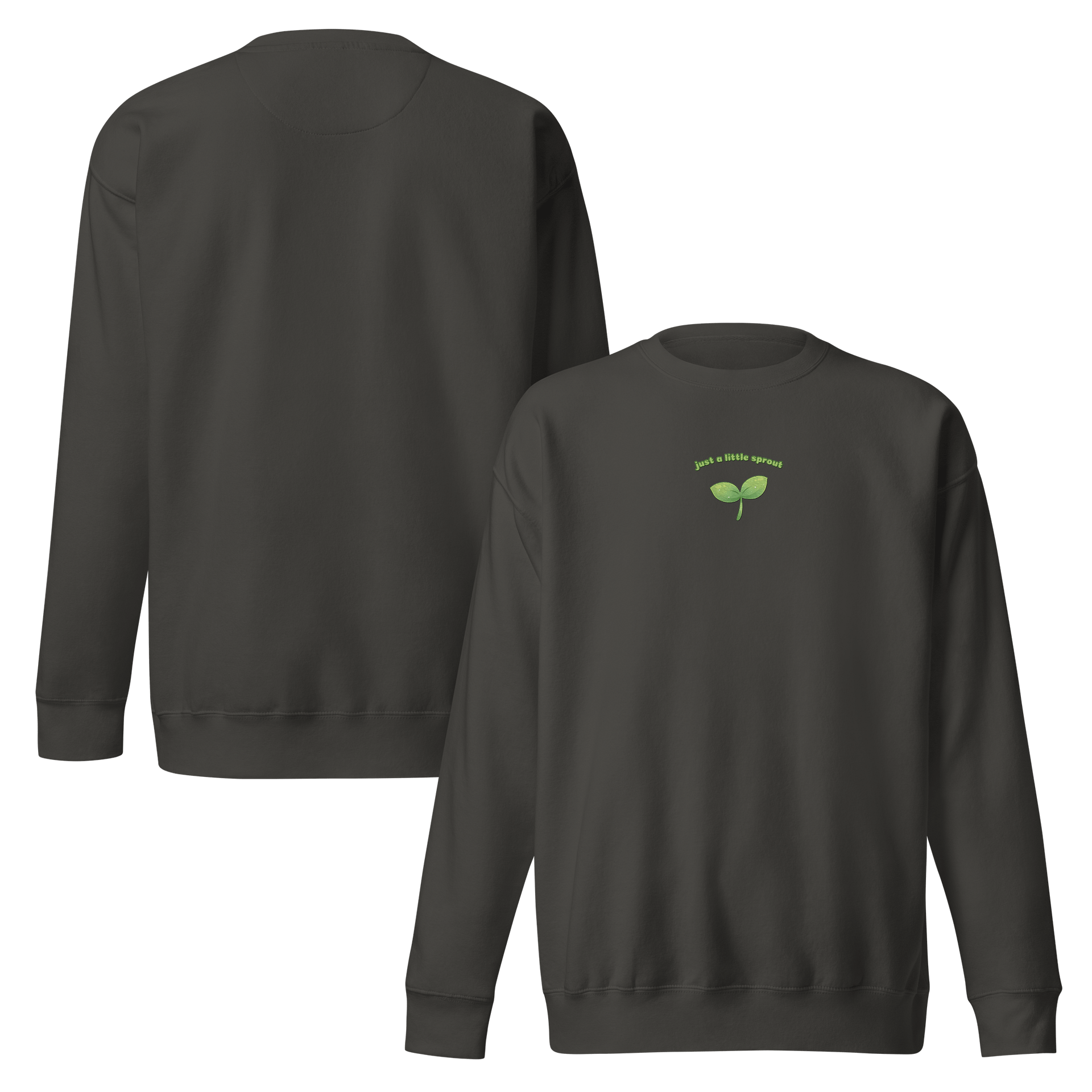 Just a little Sprout Embroidered Sweatshirt product image (2)