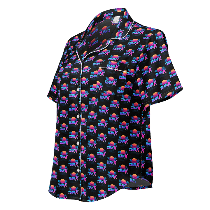 Team K 1980's Women's Short Sleeve Pajama Top product image (1)