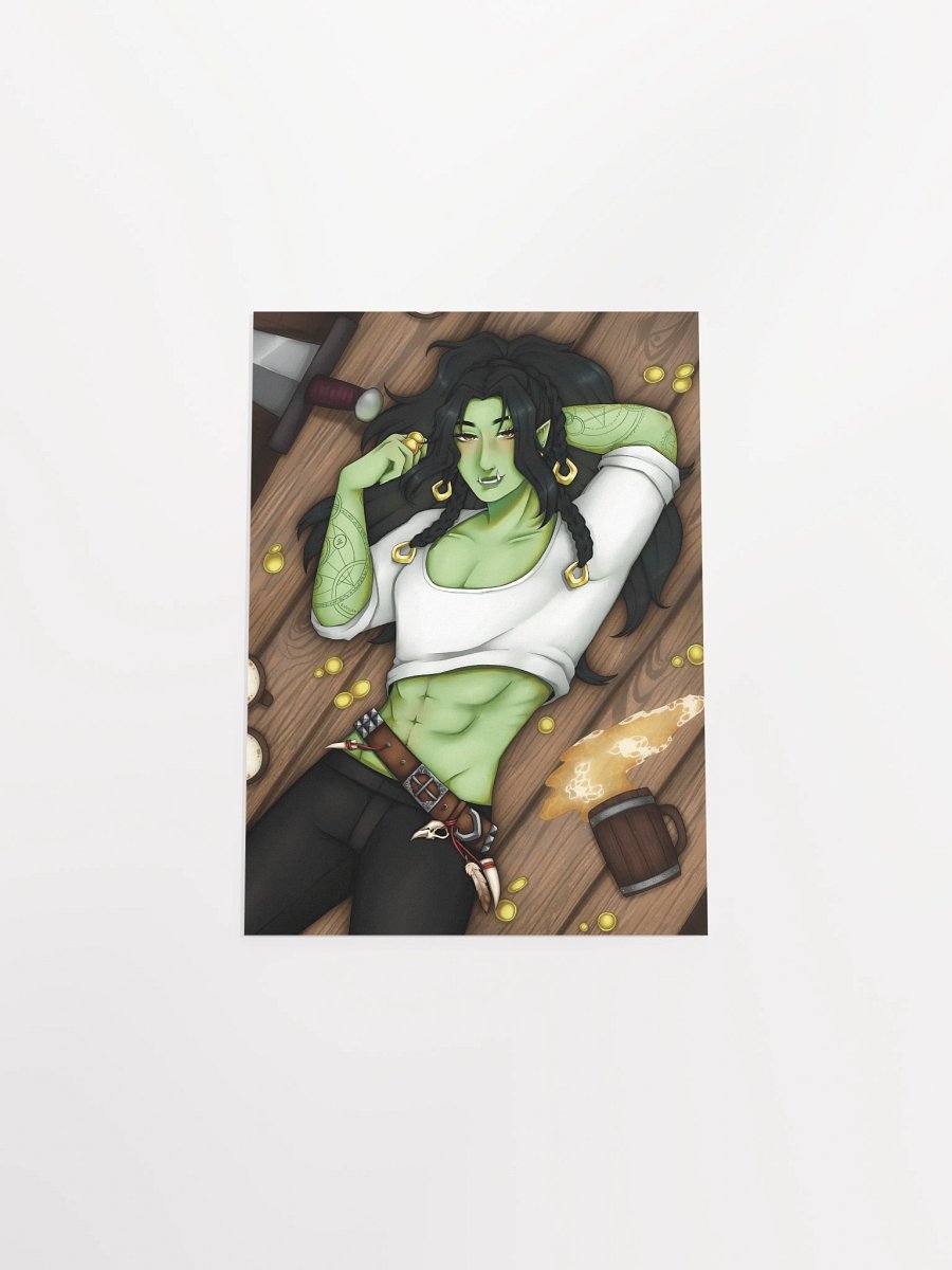 Glasha the Greenfire Pinup Poster product image (4)