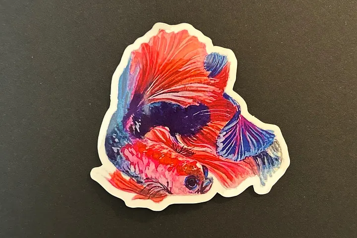 Beta Buddy Vinyl Sticker product image (1)