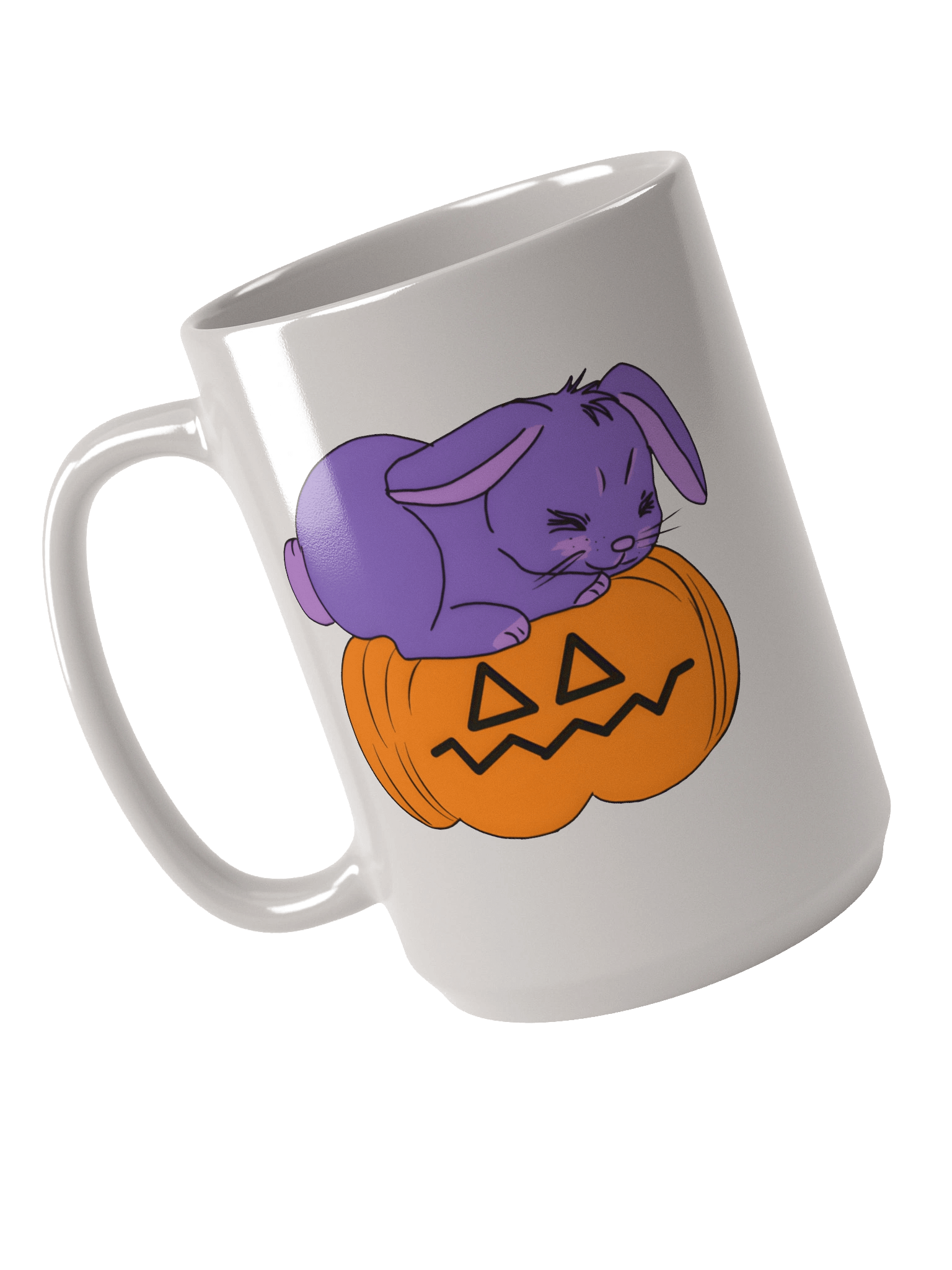 Pumpkin Bunny Glossy Mug product image (3)