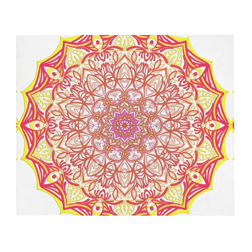 Mandala Magic Throw Blanket product image (5)