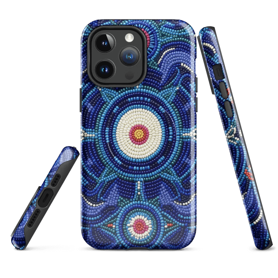 Spirit of the Blue Faux-Beads iPhone® Tough Case product image (4)