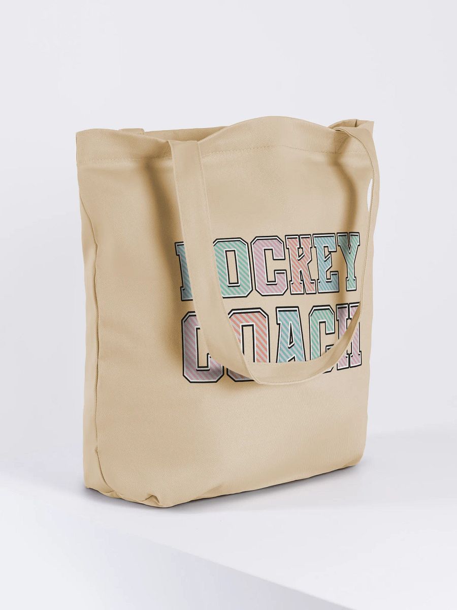 Hockey Coach Striped Tote Bag product image (4)
