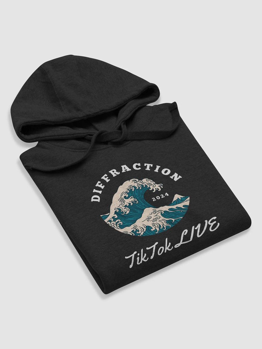 Diffraction Classic Hoodie - Dark w/ Light Lettering product image (20)