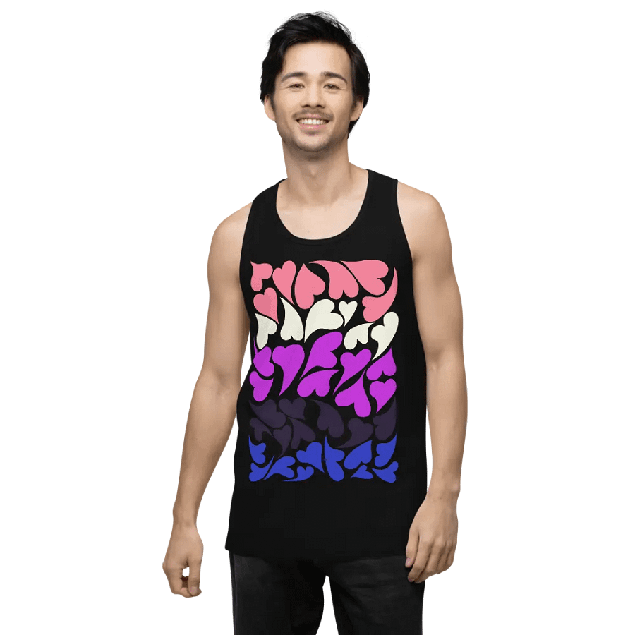 Nestled PRIDE Genderfluid Tank Top product image (5)