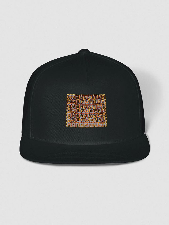 Monogamish words snap back cap product image (5)