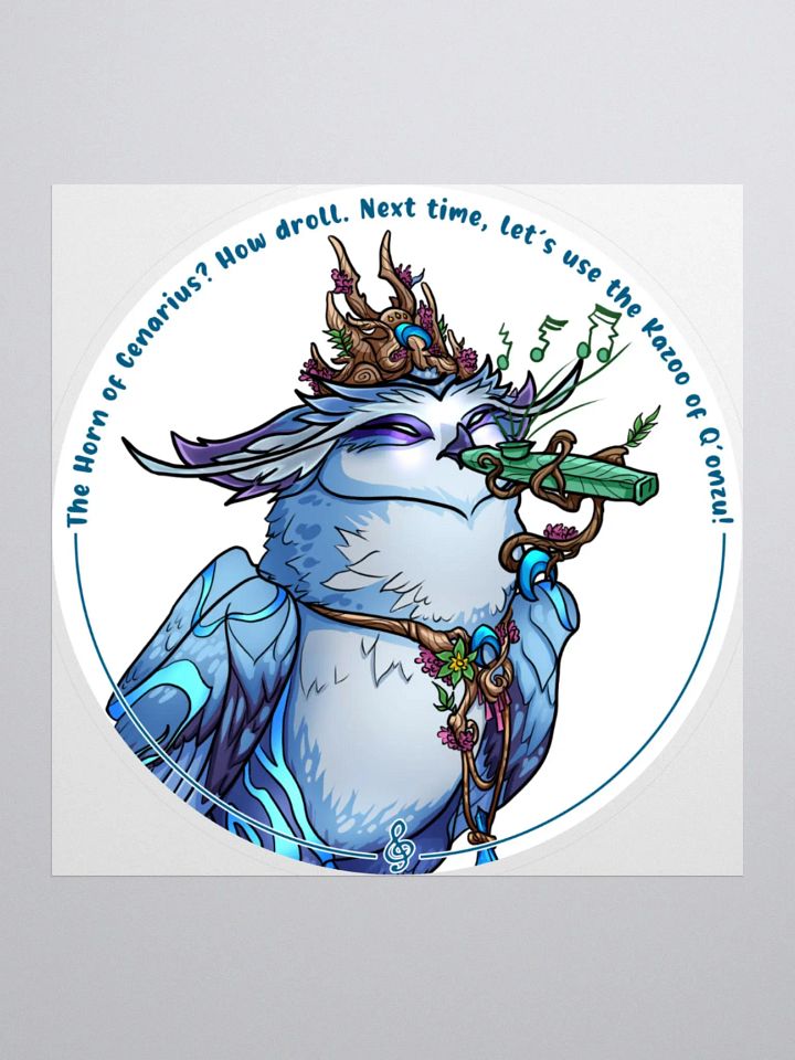 Kazoo of Q'onzu Sticker product image (1)