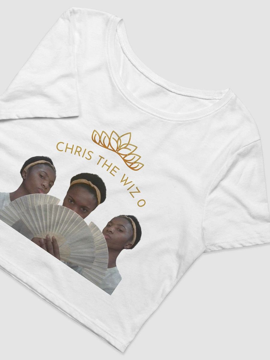 Love & Heartbreak White Crop Tee product image (3)