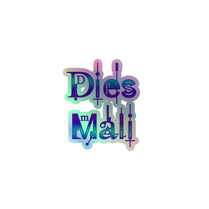 Dies Mali Kiss-Cut Holo Sticker product image (1)