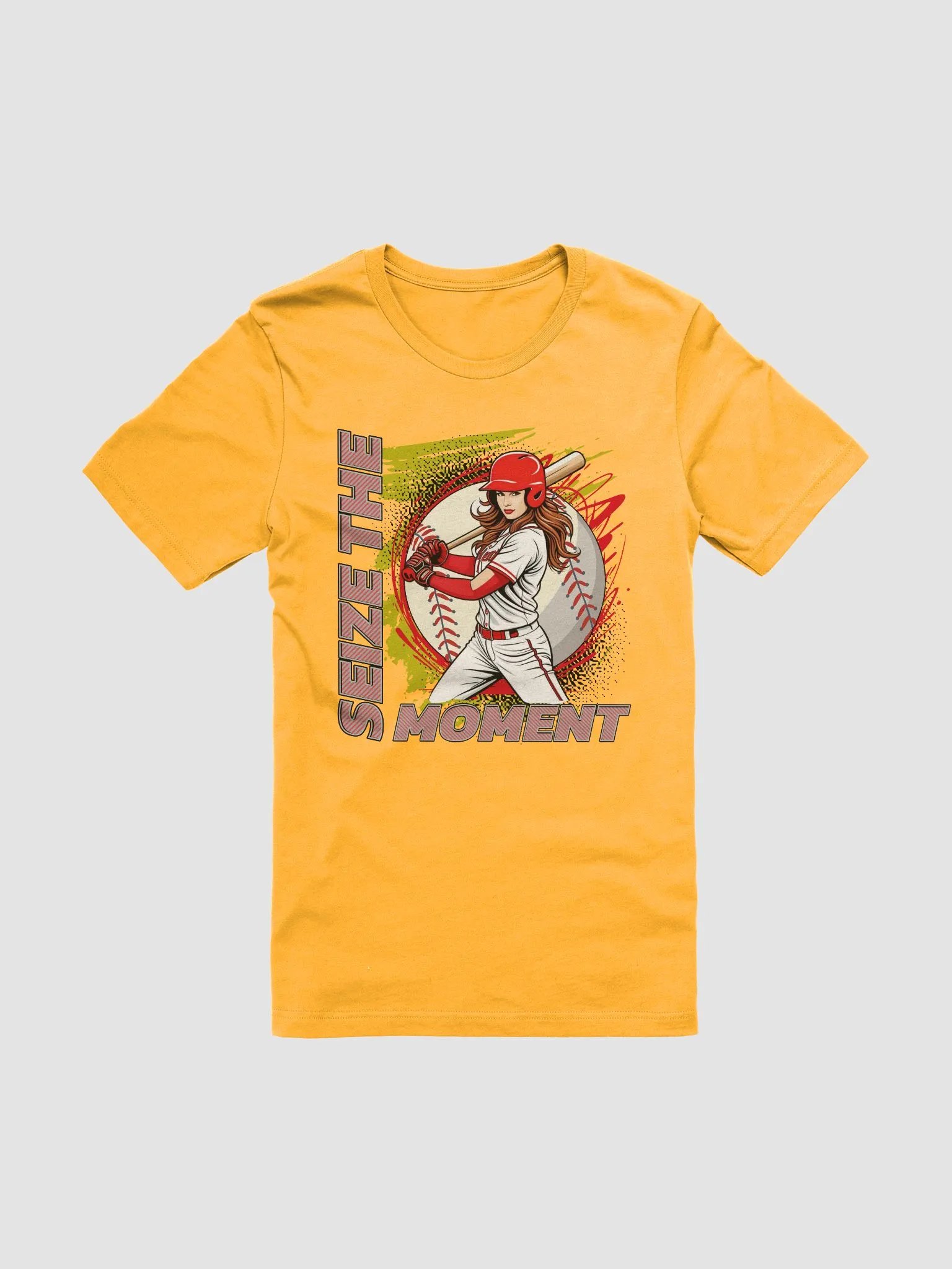 Seize the Moment Baseball Female T-Shirt product image (1)