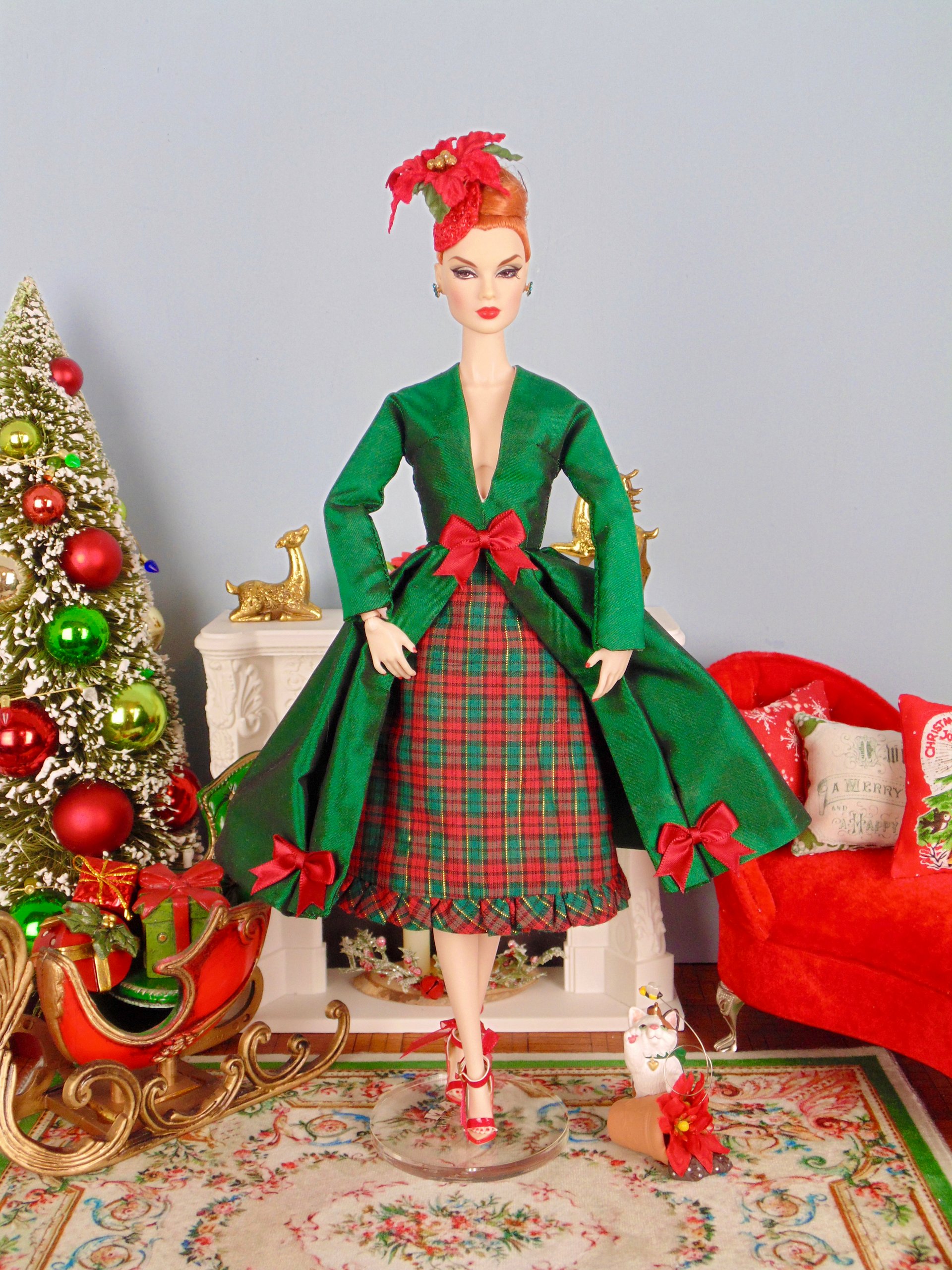 Highland Holiday OOAK fashion for 12” fashion dolls product image (5)