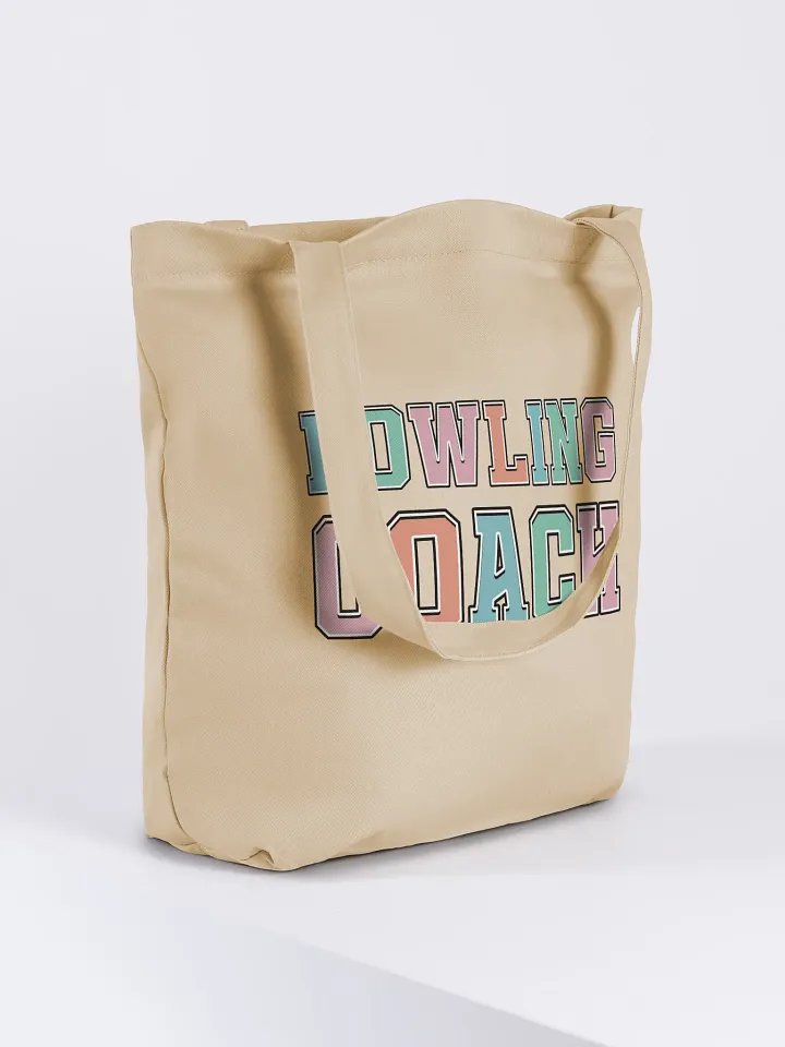 Bowling Coach Colorful Tote Bag product image (4)