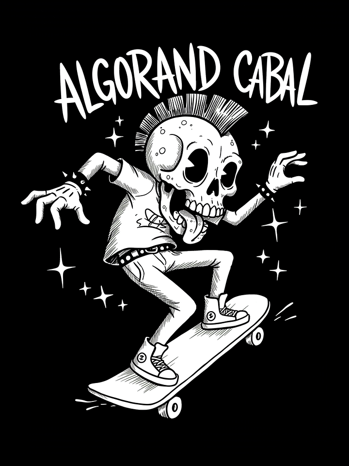 Algorand Cabal - Skull Skater (Mohawk) Magnet product image (2)