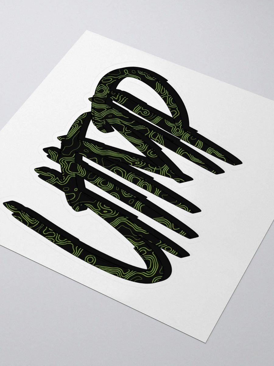 Kiss Cut Sticker - UTMP Logo Topo Stealth product image (1)