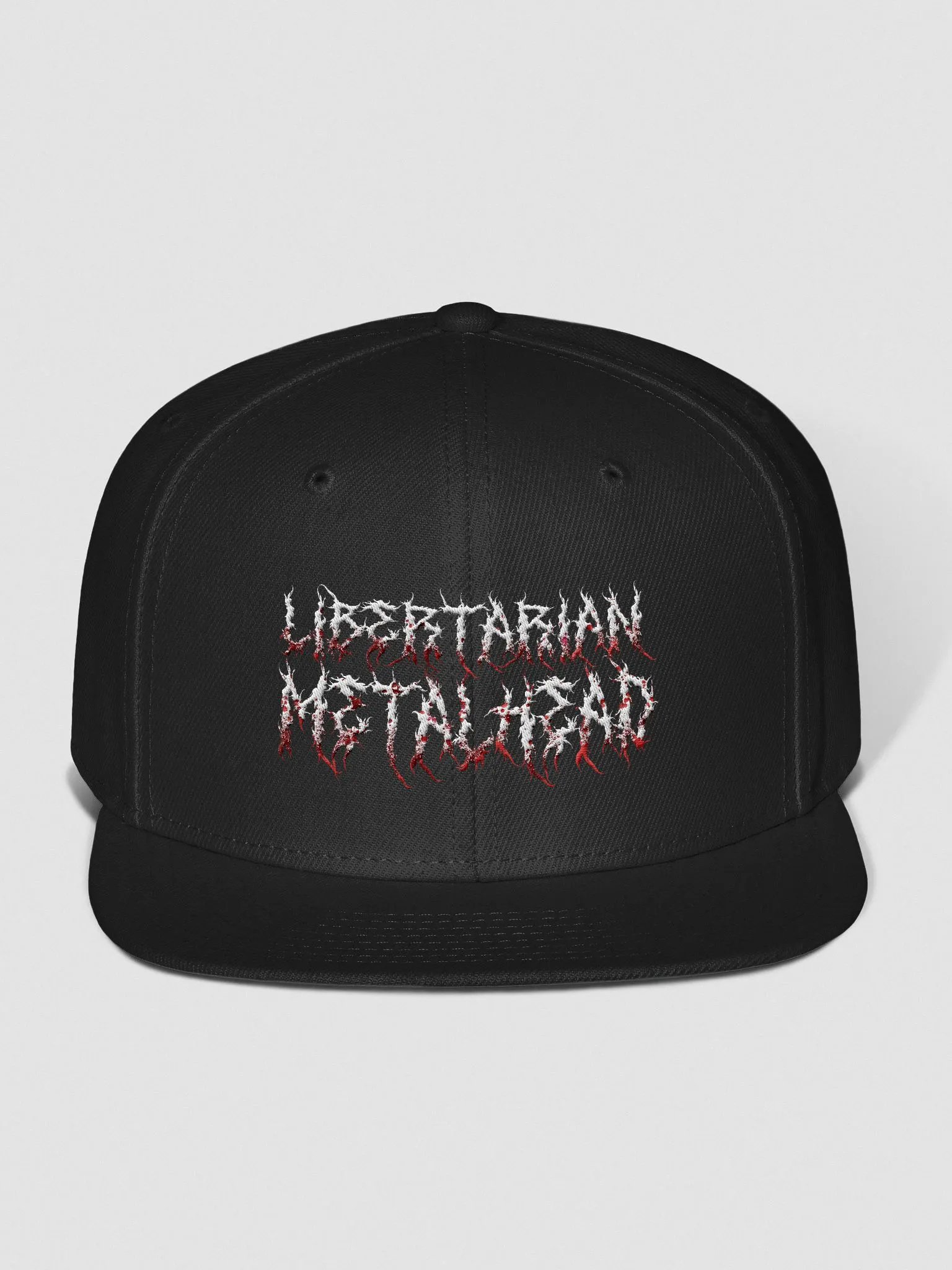 Libertarian Metalhead - Snapback Bloody product image (1)