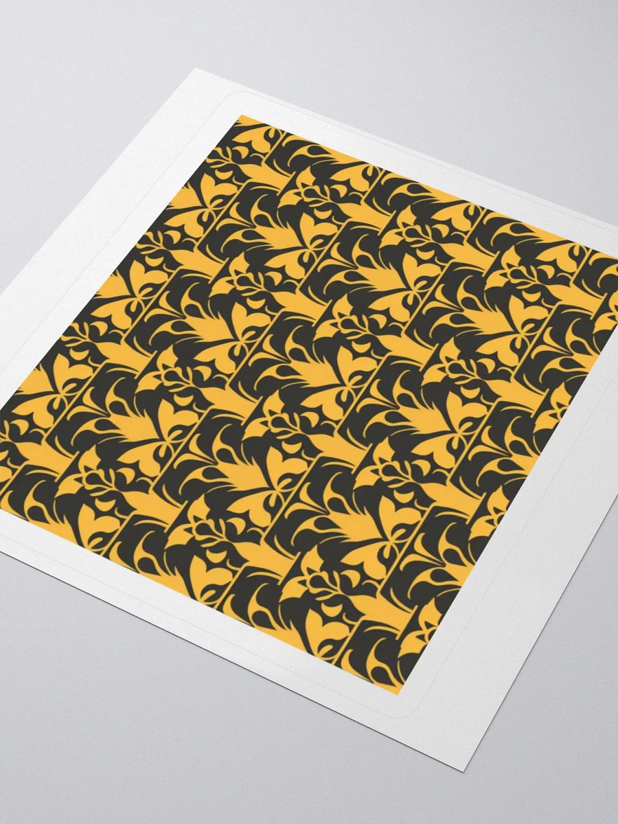 Exclusive Art Nouveau Floral Pattern Sticker | Premium Kiss Cut Vinyl | Perfect for Laptops, Cars & More product image (3)