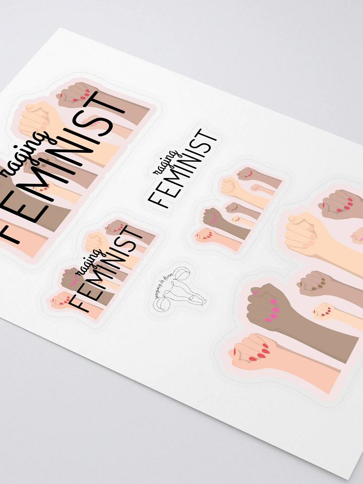 raging feminist (stickers) product image (2)