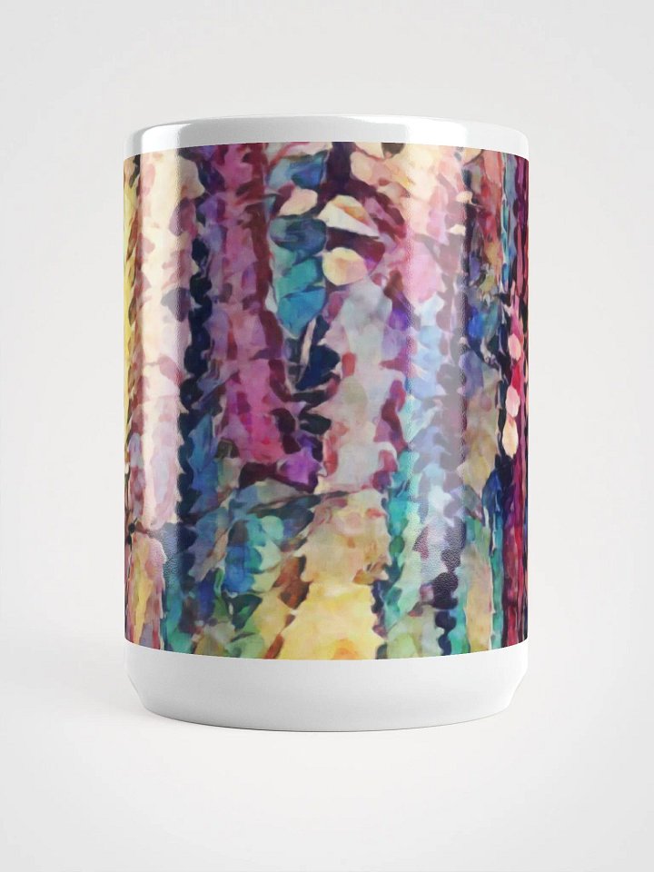 Abstract Graphic | White Coffee Mug | Kaleidoscope Succulent product image (2)