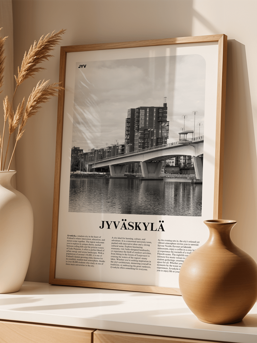 Jyvaskyla 02 Newspaper Poster product image (5)
