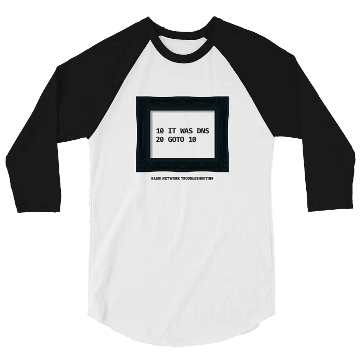 Basic Network Troubleshooting - Raglan Tee product image (2)